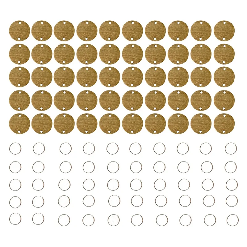 50 шт. необработанные деревянные диски монеты круги с отверстиями DIY семья день рождения