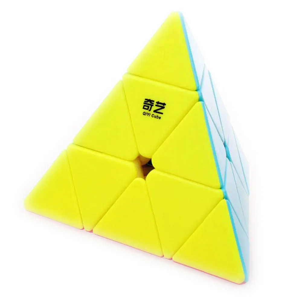 QiYi Pyraminx QiMing Triangle Pyramid No Sticker Magic Cube Puzzle Speed Cubo Magico Educational Toys for Children kids Gifts