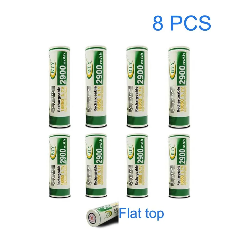 8pcs flat