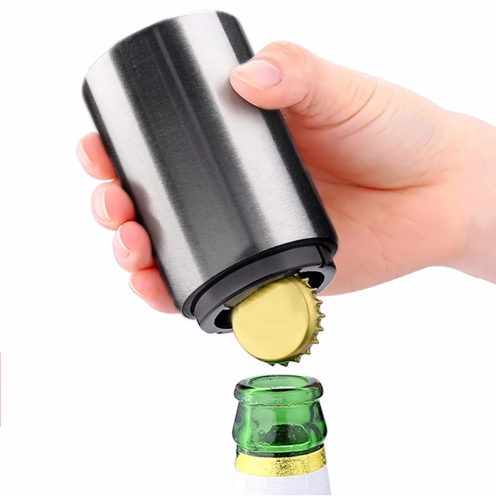 Stainless Steel Beer Bottle Opener Automatic Bottle Openers Beer Soda