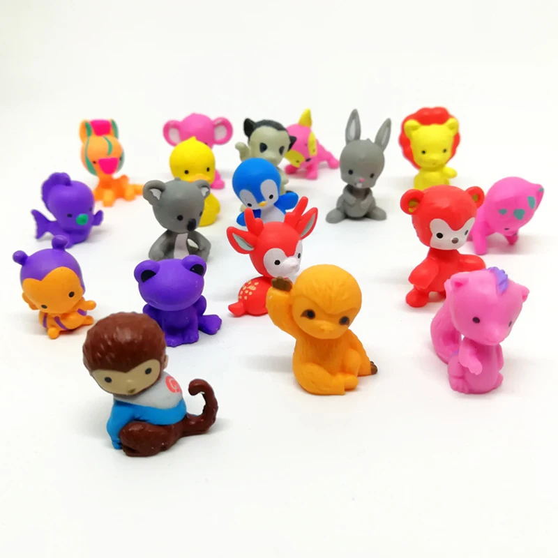 

76pcs Anime Action Figure Littlest Movie Toys For Children Pet Monkey Cat Model Figurines Shop toy For Girl Kids Collection Pet