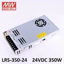 Meanwell-fuente de alimentación conmutada LRS-350, 12V, 24V, 36V, 48V, 350W, Original, 24V, marca MW LRS-350-24
