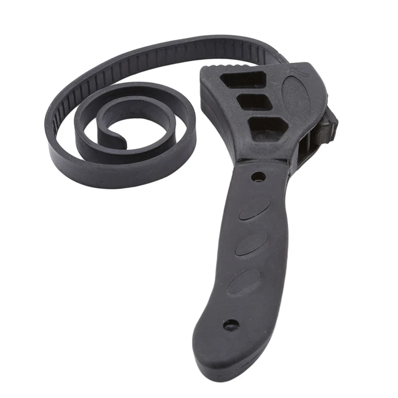 

High Quality Car Repair Tools Universal Wrench Black Rubber Strap Adjustable For Any Shape Hand Tool Opener