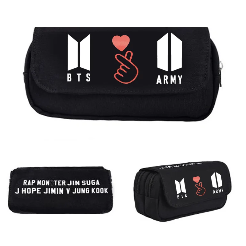 

bt21 bolsas maquillaje neceser toilet bag man pouch woman trousse da viaggio bts makeup korean travel cosmetic organizer torebka