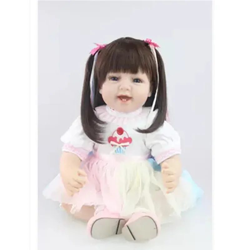 

Fashion 20 Inch Silicone Reborn Baby Dolls,50 cmLifelike Baby-Reborn Collection Doll Toys for Children