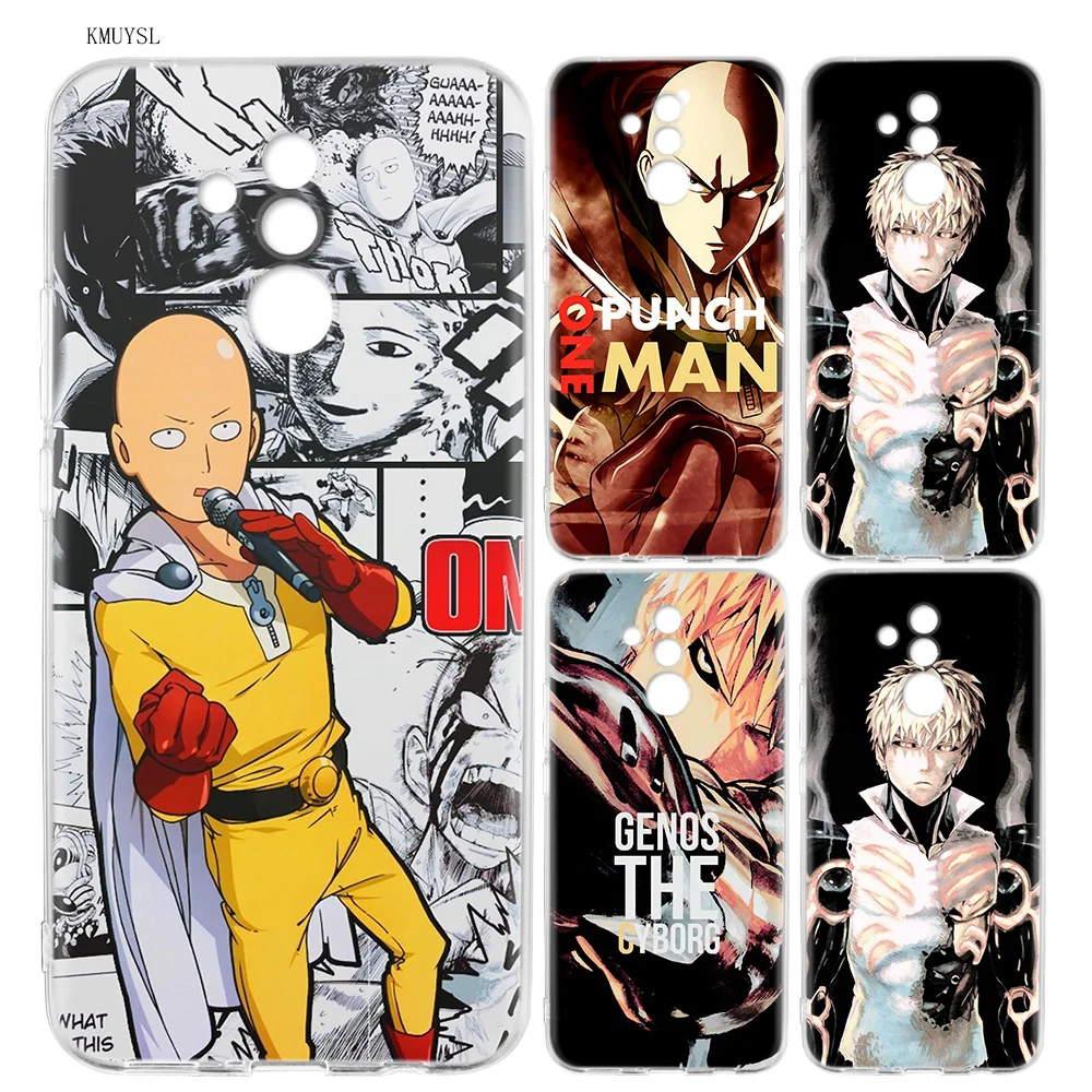

KMUYSL ONE PUNCH MAN Anime Silicone Case for Huawei Mate 20 Lite Honor 10 8X Play Y6 Y5 Y7 Y9 Prime 2018 7A Pro 7C