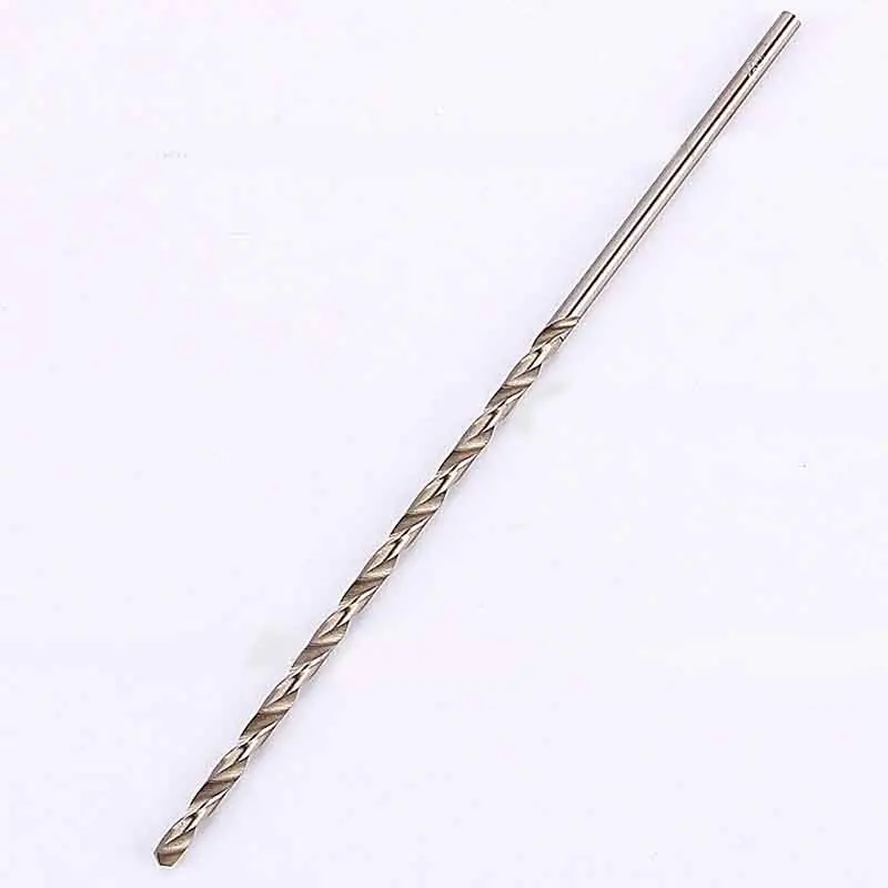 2-5mm Diameter Extra Long HSS Straigth Shank Auger Twist Drill Bit Set 160mm