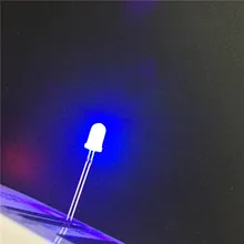 100 шт. супер яркий 5 мм круглый УФ/фиолетовый светодиодный Светодиод F5 светодиодный светильник для DIY светильник s