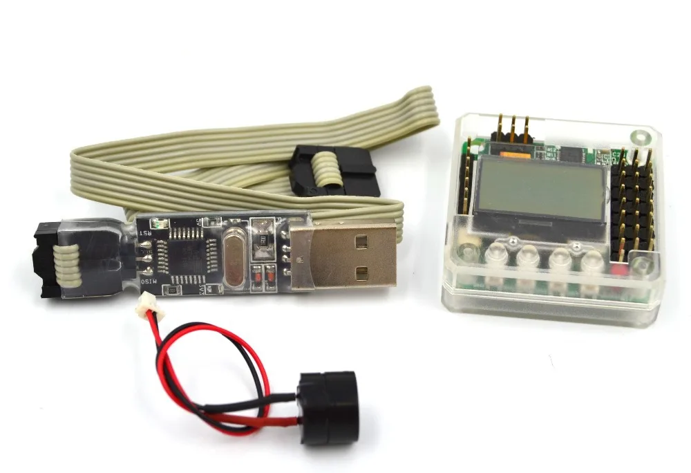 Mini Kk2 15 Flight Control With Plastic Shell Usbasp Isp Prgmr Programmer Firmware Tool Kk2 1