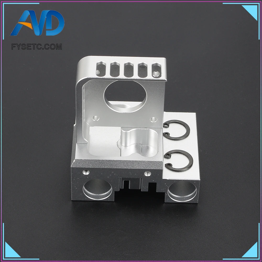 Aluminum Alloy X Shaft Carriage Kit Silver Nema 17 Motor Mount +X