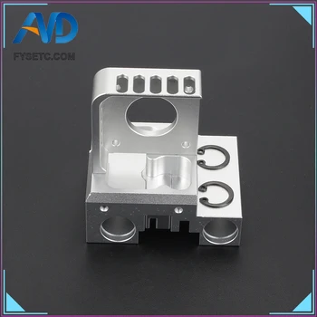 

Aluminum Alloy X Shaft Carriage Kit Silver Nema 17 Motor Mount +X Slider+ Belt Clip For Prusa I3 MK2 E3d Titan Aero Extruder