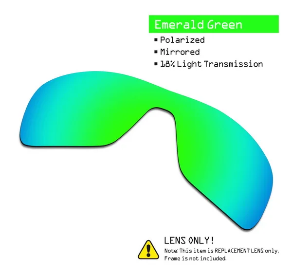 SmartVLT поляризованные Сменные линзы для солнцезащитных очков с ротором турбины Окли-несколько вариантов - Цвет линз: Green-ShieldCoat