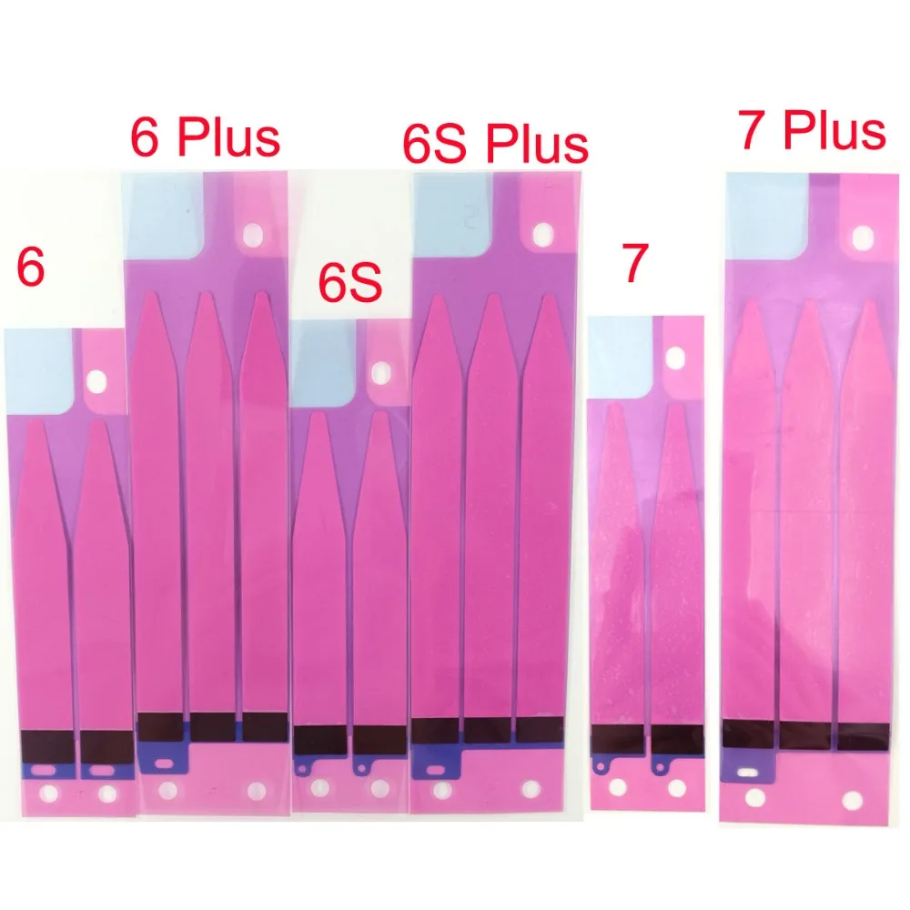 10 шт./лот батарея клейкая наклейка для iPhone X 5S 5c 6 6s 7 8 plus XR XS MAX батарея клей лента полоса Tab Запасная часть