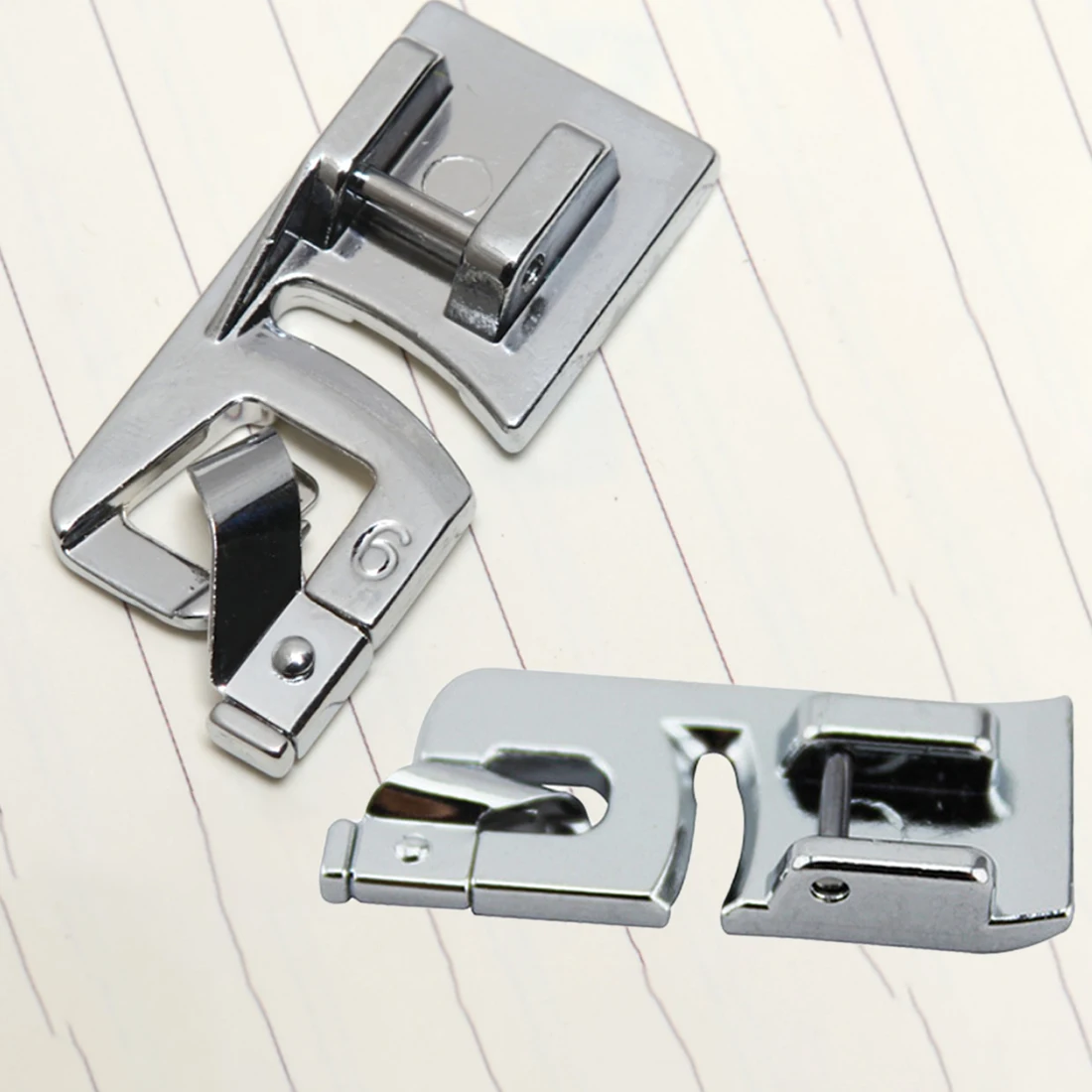 

Practical Exquisite 1X Rolled Hem Foot Rolled Hem Presser Hemming Foot Sewing Machine for Home Handwork Accessories