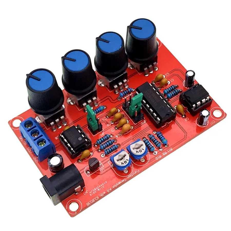 ICL8038 DC 12V 5HZ 400KHZ генератор сигналов с регулируемой функцией DIY|Детали и аксессуары