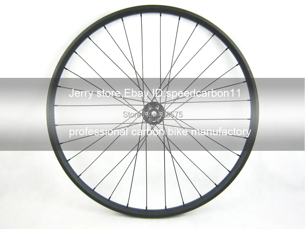 29er carbon mtb bike front wheel thru axle 15mm hub 30mm width high quality