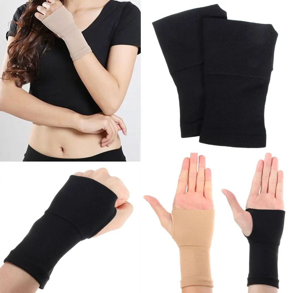 Опора для рук, фиксатор для запястья, перчатки для спортзала, защита от солнца, Упругие повязки для рук, обертывание, артрит