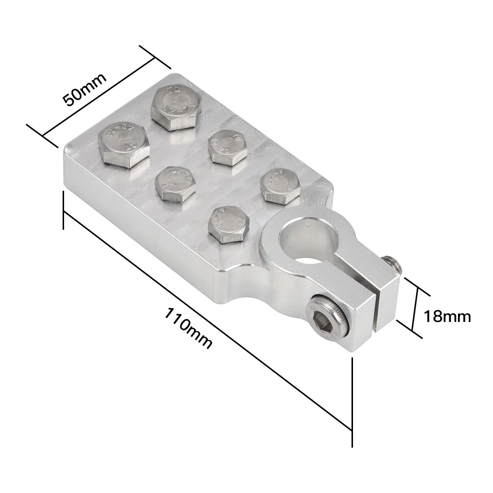 Многофункциональные морские клеммы для аккумуляторов плоские клеммы для аккумуляторов свинцовые зажимы подходят для наконечников 4/0 AWG и вниз и т. Д