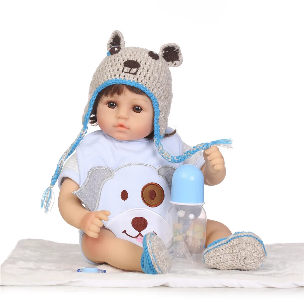 

48cm Soft Silicone Doll Reborn Baby Toy For Girls Newborn Girl Baby Birthday Gift For Child Bedtime Early Education COLLECTION