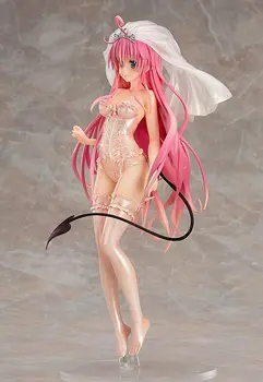

26CM Japanese sexy anime figure To Love Lala Lingerie wedding dress ver action figure collectible model toys for boys