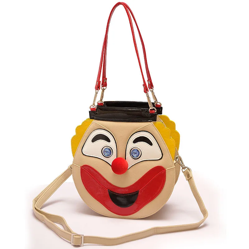 Amliya Smiley Bags Double Faced Clown Bag Novelty Unique Amliya Smiley Bags Double Faced Clown Bag Novelty Unique Exotic Women S Personality Handbag In Top Handle From Luggage On Aliexpress