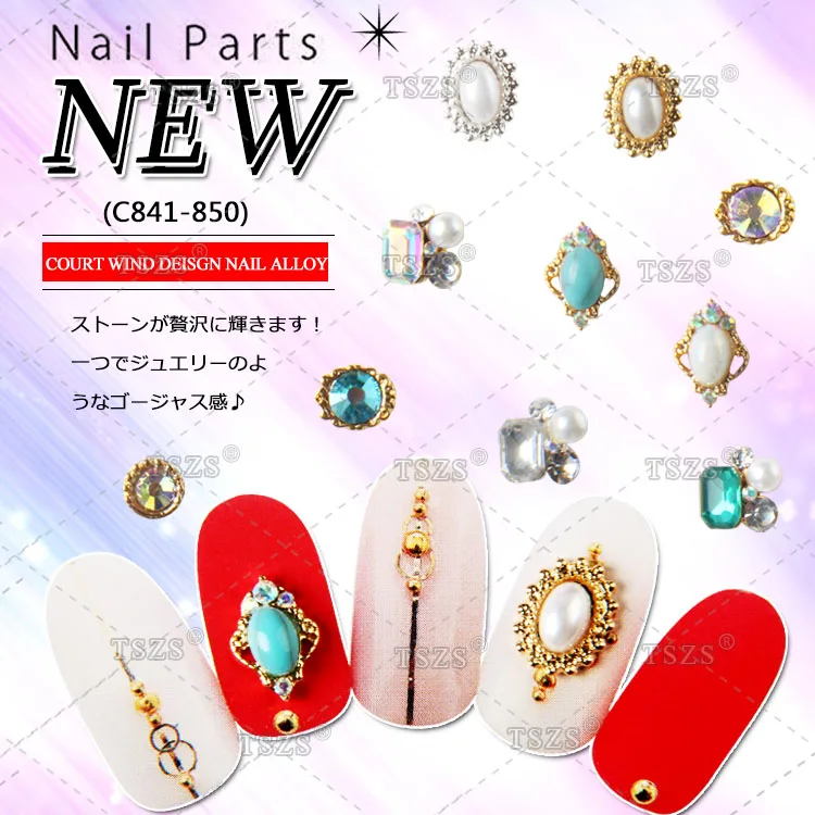 

10pcs/lot CRYSTAL RHINESTONE NAIL ART DECORATION 3D CHARM ALLOY ROUND OVAL GEMS JEWELLERY