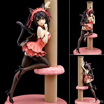 

Statue Anime Date A Live Nightmare Tokisaki Kurumi Nightmare Nekomusume Cat Girl ver. Dress Sexy KADOKAWA Figure Figurine Toys