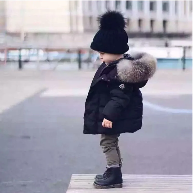 

Baby Boys Jacket 2018 Autumn Winter Jacket Coat Kids Warm Thick Hooded Children Outerwear Coat Toddler Girl Boy Clothing