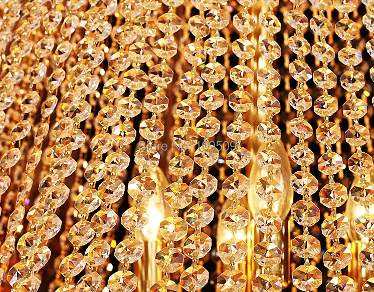 

Free Shipping,20 M CLEAR CRYSTAL NEW CHANDELIER WEDDING LAMP BEAD OCTAGON PRISMS CHAIN GARLAND