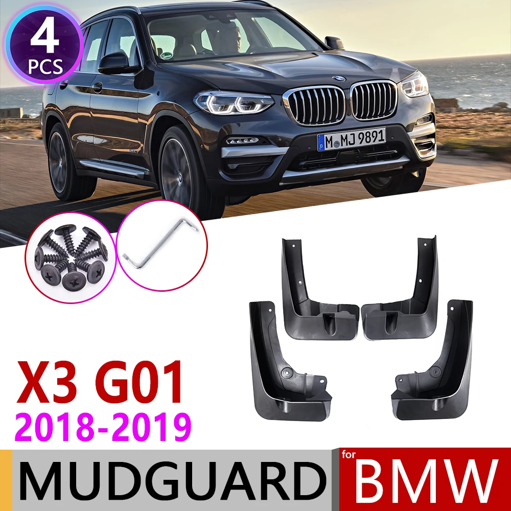 4 шт. для BMW X3 G01 2018 ~ 2019 переднее заднее крыло брызговик брызговики брызговиков