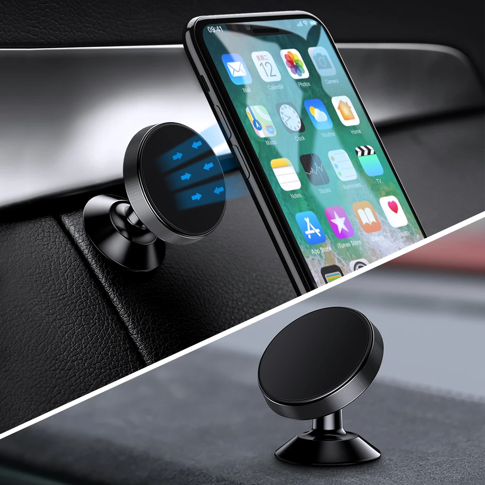 KISSCASE Universal Magnetische Auto Telefon Halter 360 Rotation Auto Halter Stehen Für iPhone X Hua