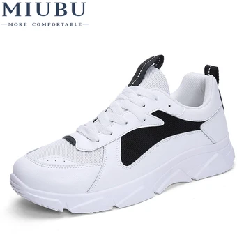 

MIUBU Spring/Autumn Men Sneakers Breathable Mesh Casual Shoes Lace Up Comfortable Shoes Super Light Man Footwear Dropshipping