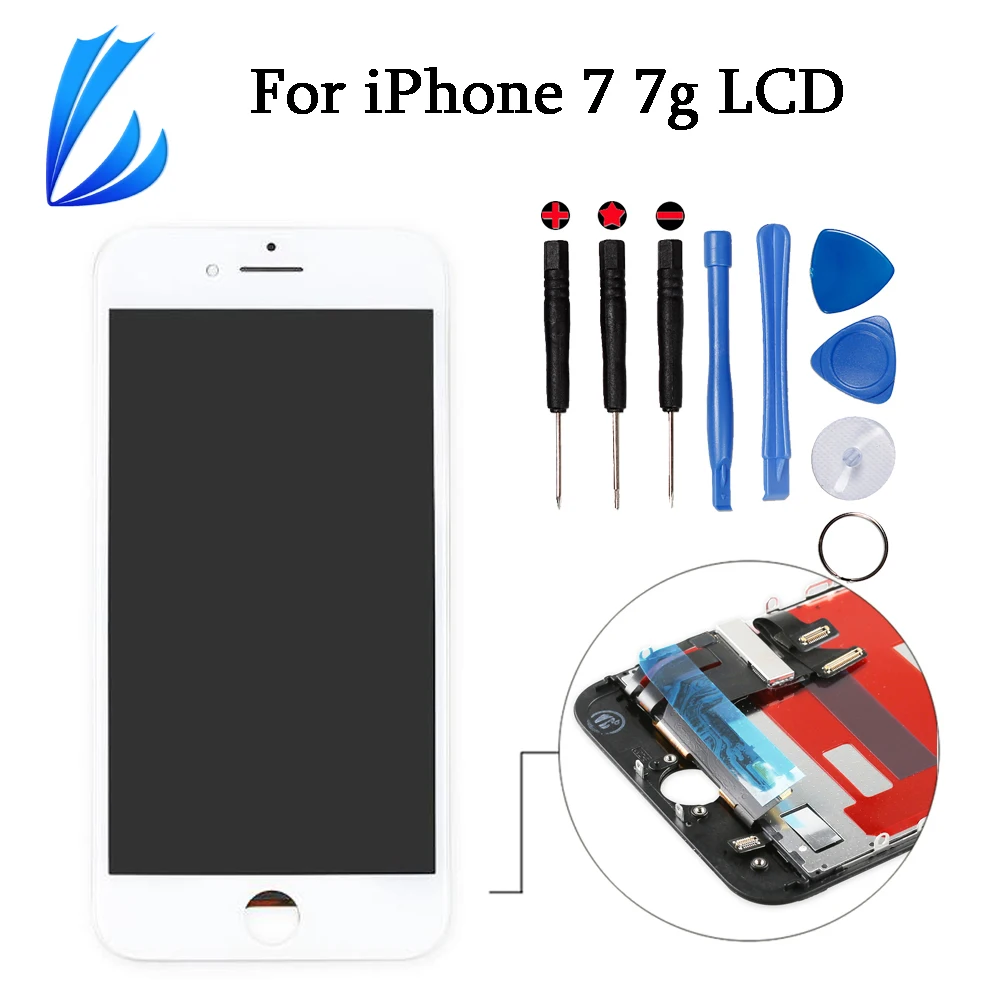 

LL TRADER 100% Grade AAA For iPhone 7 LCD Touch Screen Display For iPhone7 Mobile Phone LCD Replacement Digitizer Assembly+Tools