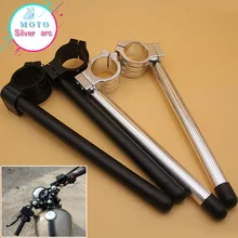 Moto Manubrio Da Corsa Регулируемый ЧПУ 31/32/33/35/37/39/41/43/50/51 мм зажим Su свитер форчелла manubri ручка, ручной стержень, для кафе, для гоночного мотоцикла