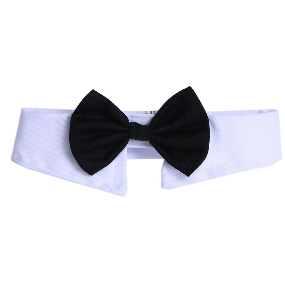 

Necktie Hook And Loop Parties Wedding Soft Portable Bow Tie Cute Pet Dog Delicate Decoration Cat Clothes Collar
