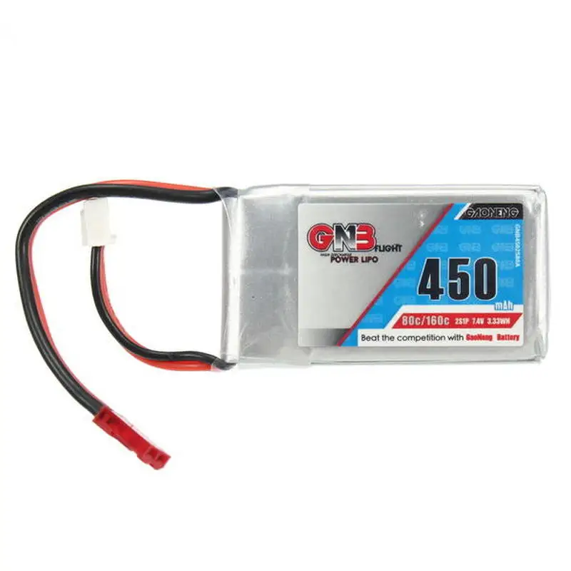 4 шт. Gaoneng GNB 7,4 V 450mAh 2S 80/160C Lipo батарея JST XT60 XT30 Разъем для RC Micro Бесщеточный FPV Cine Whoop BetaFPV Дрон