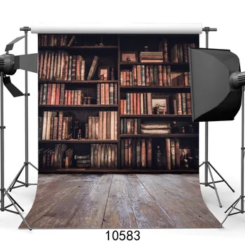 

bookshelf Backdrops Photography For reading Backgrounds Computer Printed Photos Art New Camera Background 10x10ft SJOLOON