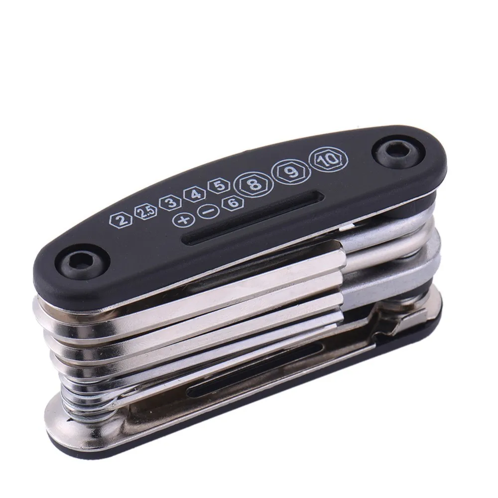 15 in 1 Bicycle Wrench Multi Repair Tool Set Mountain Bike Hex Spoke