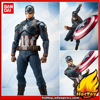 

100% Original BANDAI SPIRITS Tamashii Nations S.H.Figuarts (SHF) Action Figure - Captain America