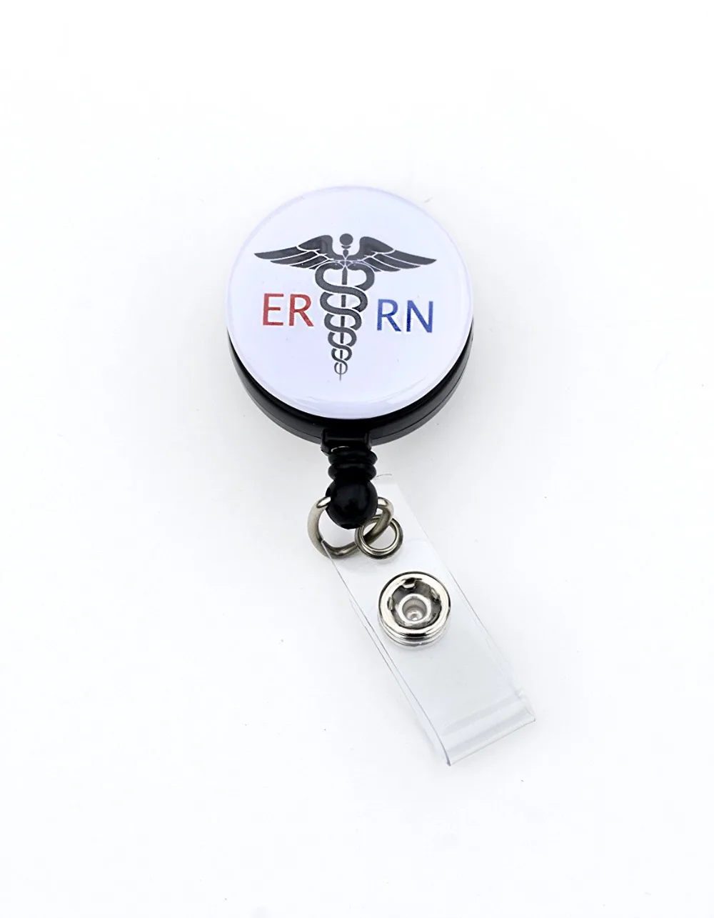 ER RN Logo Badge Reel/ Nurse Retractable Badge Reelin Badge Holder
