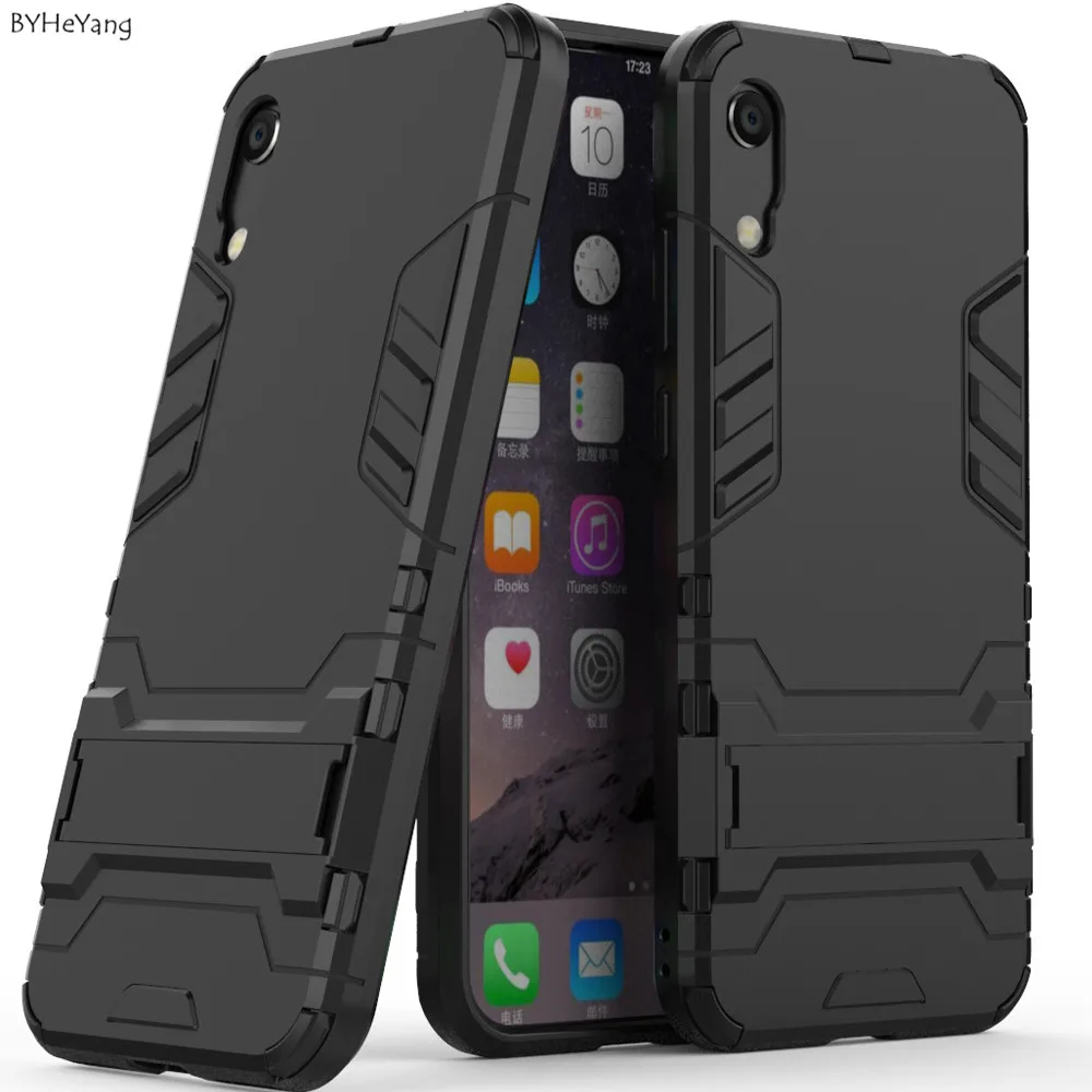 

For Huawei Honor 8S Case Luxury Robot Armor Rubber Slim Hard PC Phone Case For Huawei Y5 2019 Back Cover Bumper For honor8s capa