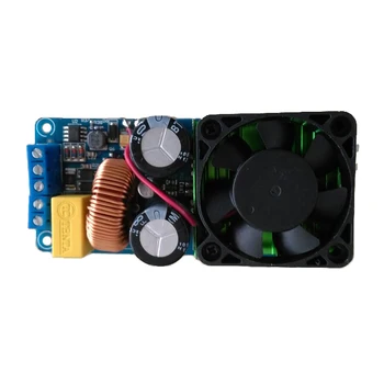 

IRS2092S 500W Mono Channel Digital Amplifier Class D HIFI Power Amp Board with FAN
