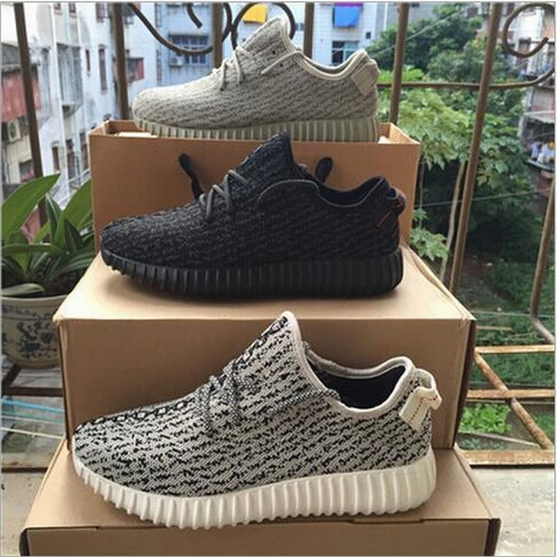 

Men and  Casual Shoes 2017 Original Free Shipping 350 Boosting 750 no Box Black White Red Gray