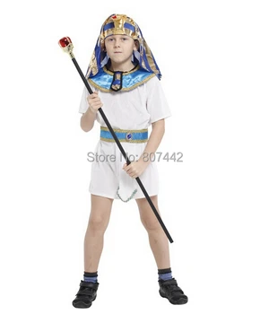

Halloween costumes,stage performances;Cos The little princes of Egypt clothes;children masquerade performance clothing