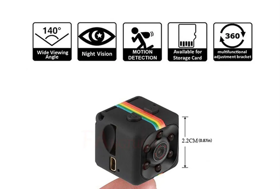 FANGTUOSI sq11 Mini Camera HD 1080P Sensor Night Vision Camcorder Motion DVR Micro Camera Sport DV  Video small Camera cam SQ 11