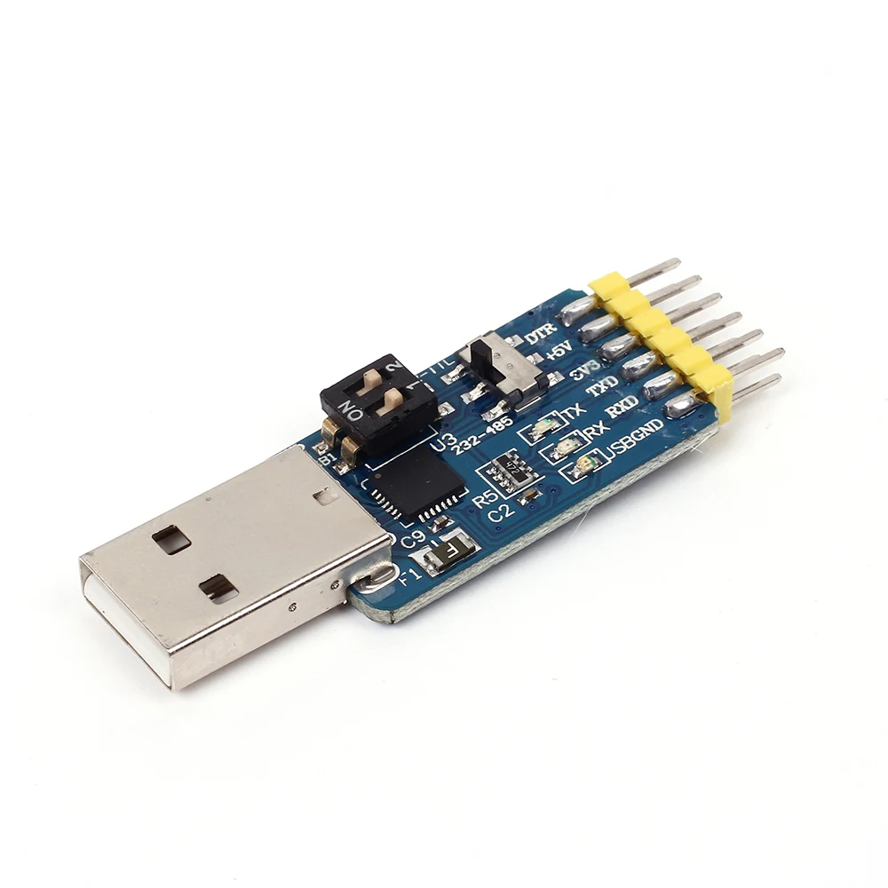 Многофункциональный порт CP2102 3 В/5 В шесть в одном модуль USB TTL 485 232 совместим с