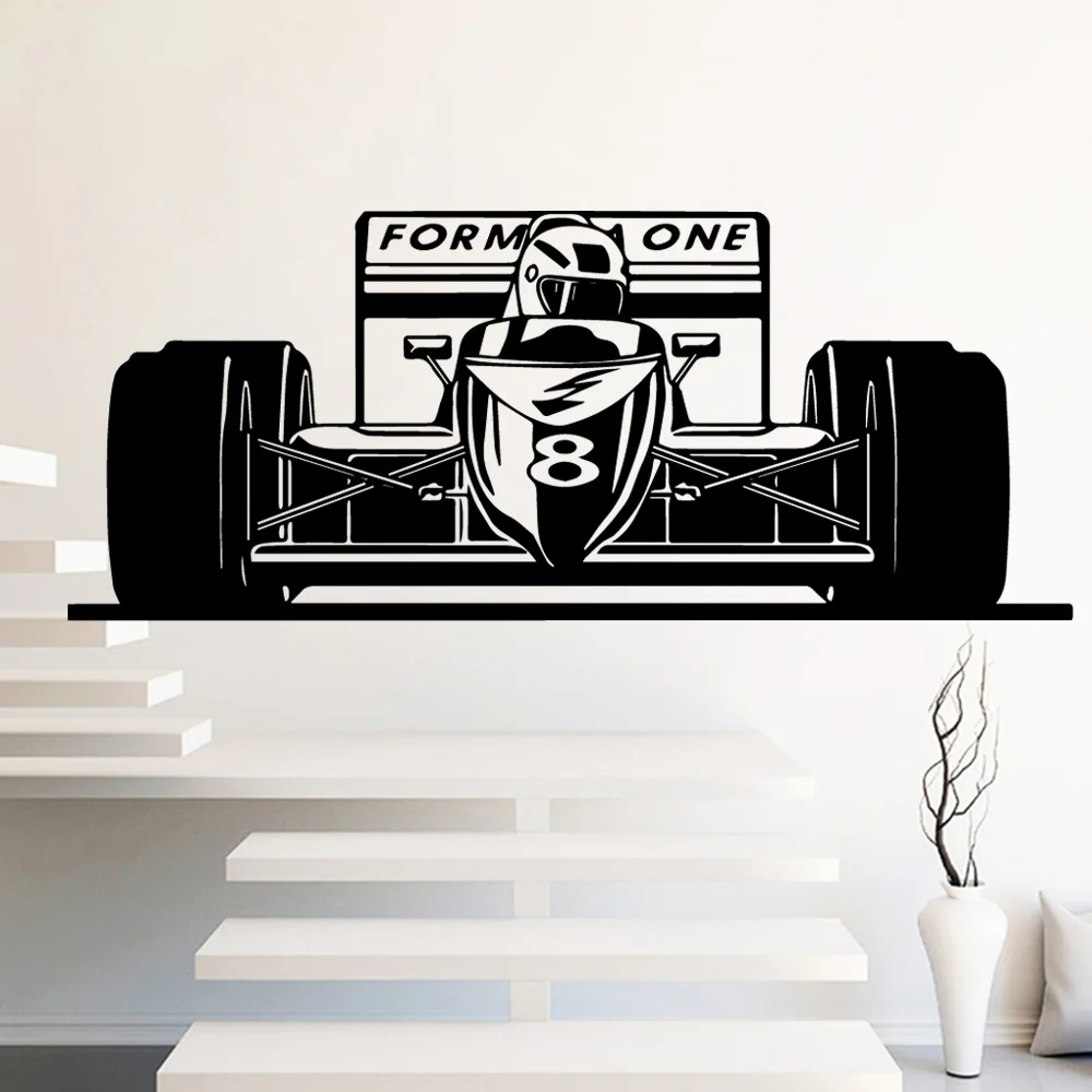 New F1 Racing Wall Art Decal Wall Art Sticker Murals For Kids Rooms