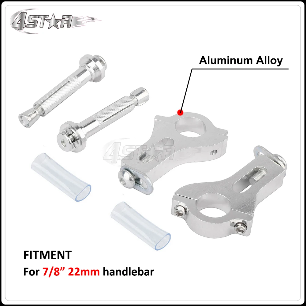 Мотоцикл ATV алюминиевый руль Ручка Бар Ручные предохранители зажим крепление комплект 7/" 22 мм для KTM SX EXC CR YZ YZF DRZ KLX KX Drit Bike