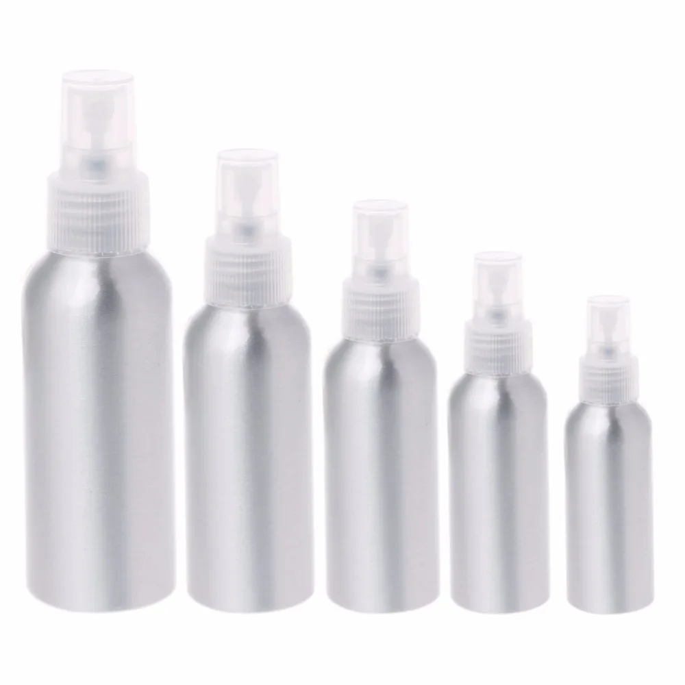 

1PC 30ML/50ML/100ML/120ML/150ML Aluminium Spray Atomiser Bottle Refillable Empty Bottles Pump Atomizer