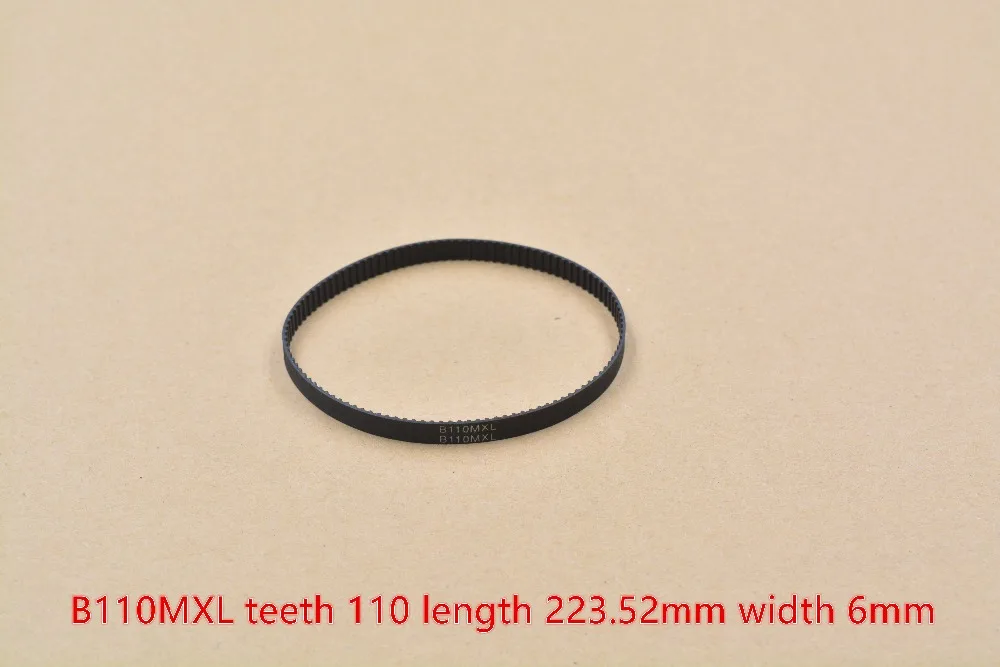 

3d printer belt 88MXL B110MXL closed loop rubber timing teeth 110 length 223.52mm width 6mm 1pcs